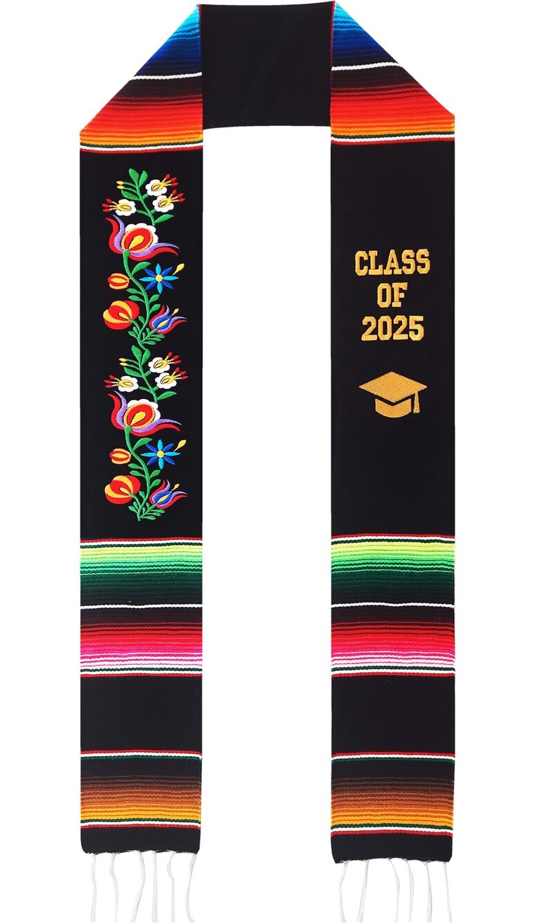 9093 Genuine Serape 100% Authentic Mexican Graduation Sash Class of 2025
